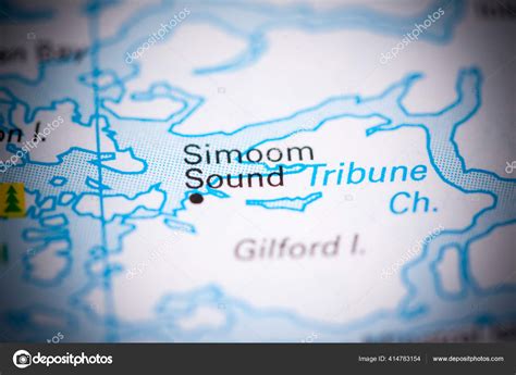 Simoom Sound Canada Map Stock Photo by ©aliceinwonderland2020 414783154