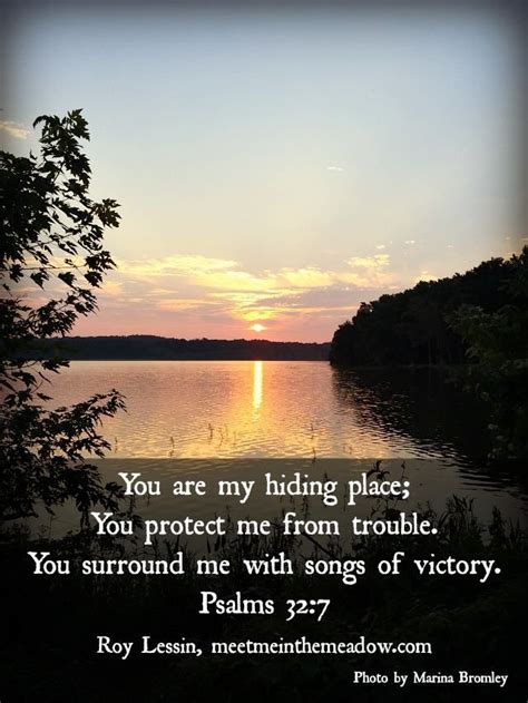 PSALM 32:7 | Psalms, Spiritual quotes, Scripture