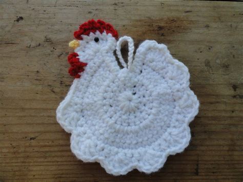 Free Crochet Pattern For Chicken Potholders ~ Dancox for | Crochet ...