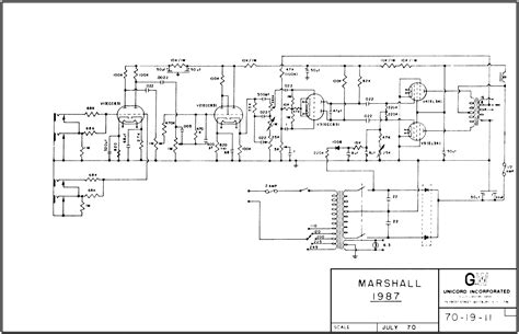 Marshall Schematics - Tube amp Schematics