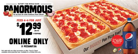 Pizza Hut Canada Online Offers: Get Panormous 16-Slices Pizza Plus A ...