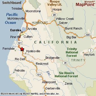 Where is Fortuna, California? see area map & more