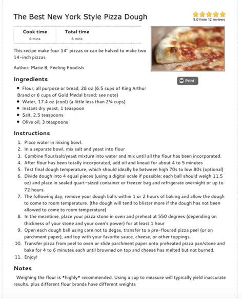 New York style pizza dough | Recipes, New york style pizza, Dough