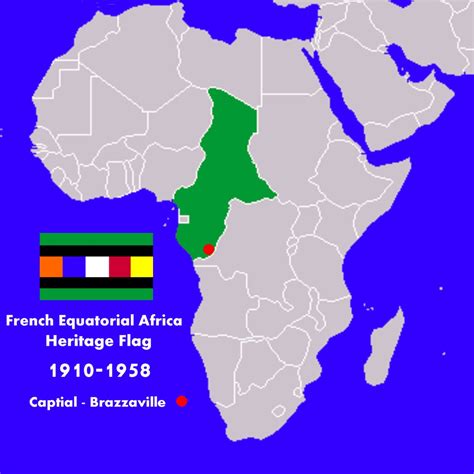 The Voice of Vexillology, Flags & Heraldry: French Equatorial Africa Heritage Flag