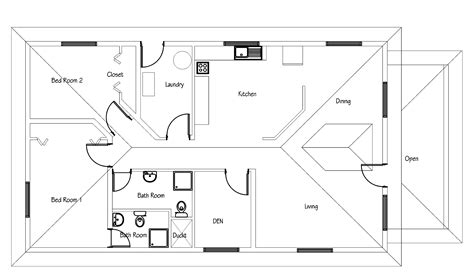 Small house plan free download with PDF and CAD file