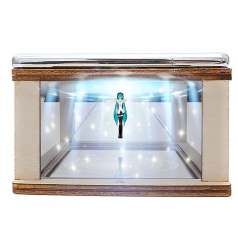 DIY 3D Holographic Display Mobile Phones Projection Pyramid Hologram Projection DIY for ...