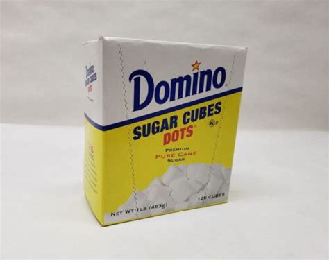 Domino SUGAR CUBES Dots 1 Lb. Premium Pure Cane Sugar Sweetener 126 ...