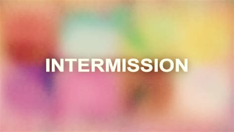 intermission vintage style cinema screen animation Stock Footage Video ...