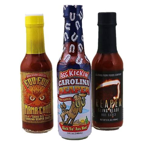 Carolina Reaper Hot Sauces | World's Hottest Pepper - Armadillo Pepper ...