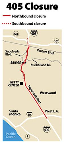 405 Freeway Closure and Re-Open Notice