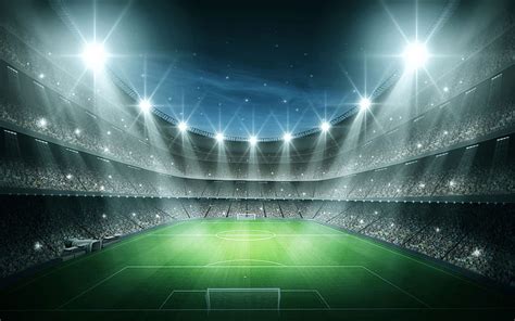 Soccer Stadium - , Soccer Stadium Background on Bat, Football Lights HD wallpaper | Pxfuel