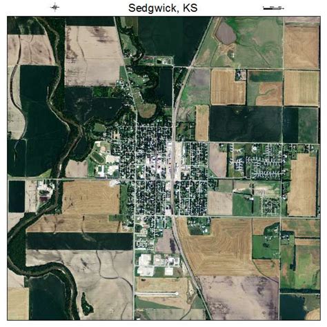 Aerial Photography Map of Sedgwick, KS Kansas