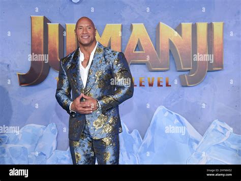 Dwayne Johnson at the world premiere of "Jumanji: The Next Level'" held ...