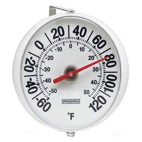 Springfield Big and Bold Thermometer with Mounting Bracket, Indoor ...