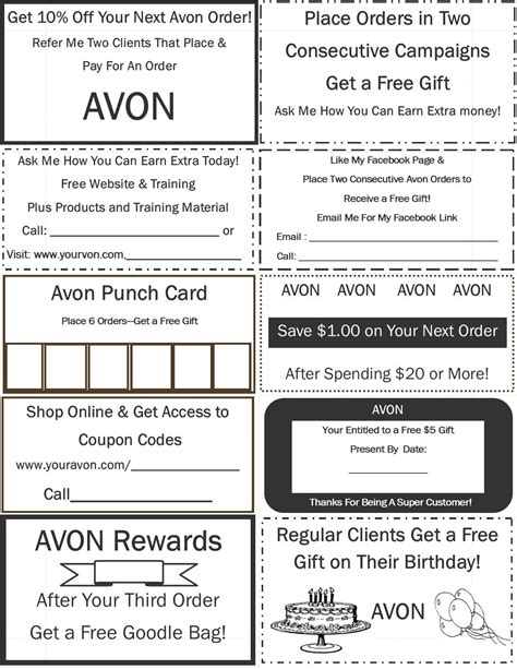 Free Printable Avon Flyers | Free Printable