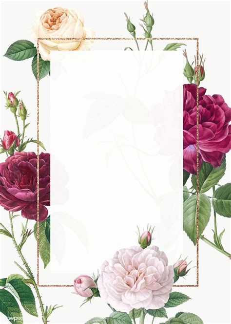 Floral wedding invitation mockup transparent png | premium image by ...