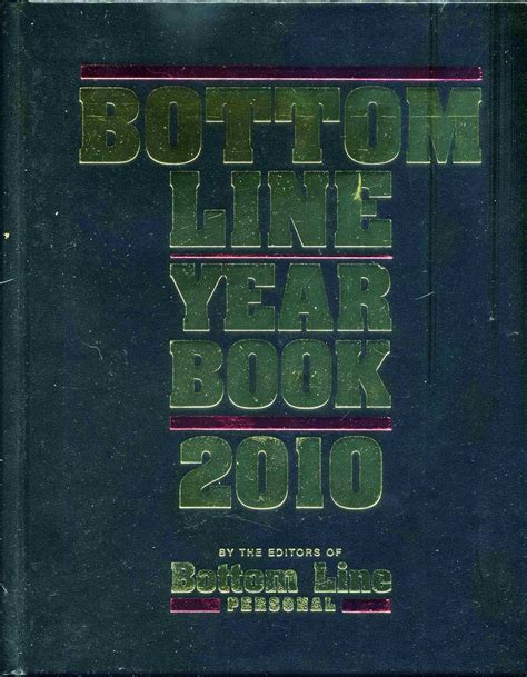 Bottom Line Yearbook 2010: Editors of Bottom Line: 9780887235641: Amazon.com: Books