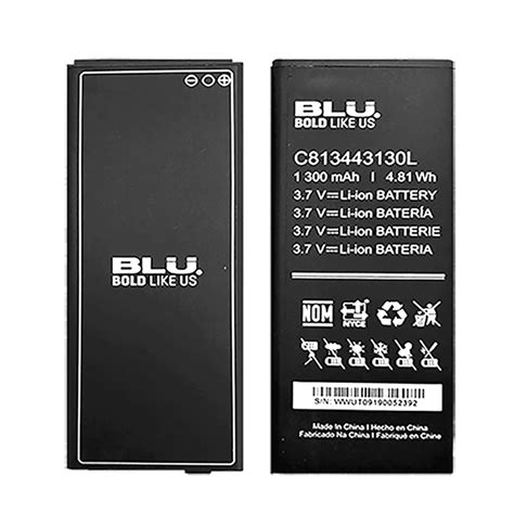 BLU Advance L5 battery C813443130L Original OEM blu 1300mAh 3.8V | Crafttechusa