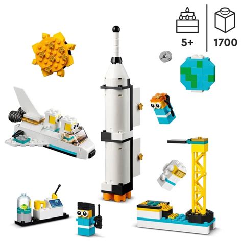 LEGO 11022 Classic Space Mission Bricks Box Building Toy | Smyths Toys UK