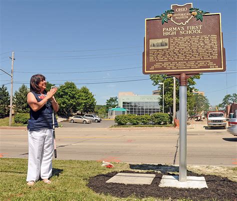 Parma alumni dedicate historical marker at site of first high school - cleveland.com