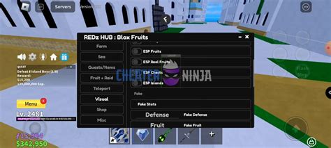 Blox Fruits REDz Hub Script - Autofarm, AutoFruit Mobile Hack - Cheater ...