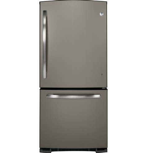 GE Appliances GDE20GMHES 20.3 cu. ft. Bottom-Freezer Refrigerator - Slate