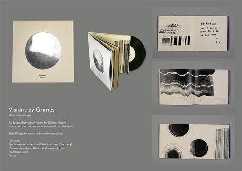 Visions. Album cover + lyric book :: Behance