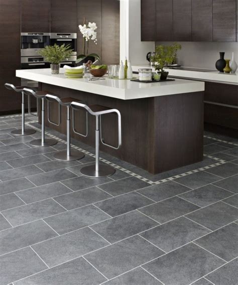 Grey Porcelain Kitchen Floor Tiles - Flooring Ideas