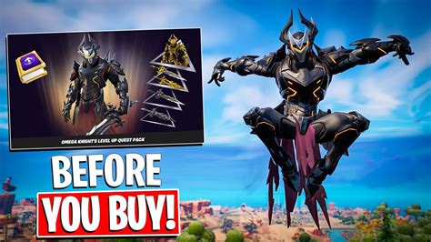 *NEW* OMEGA KNIGHT'S LEVEL UP QUEST PACK | Before You Buy (Fortnite Battle Royale) - YouTube