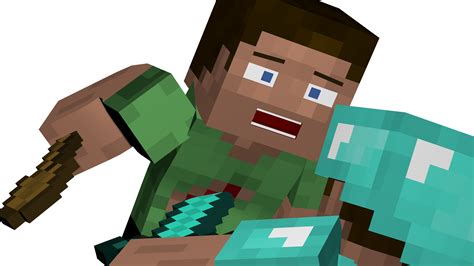 Download Minecraft Steve Render Wallpaper PNG Image with No Background - PNGkey.com