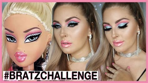 BECOMING A BRATZ DOLL 😂 #bratzchallenge 💕 - YouTube