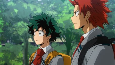 My Hero Academia Izuku Midoriya Katsuki Bakugou School Uniform HD Deku ...