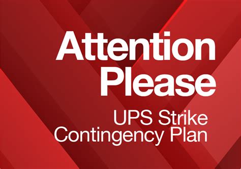 Possible UPS Strike and Shipping Interruptions