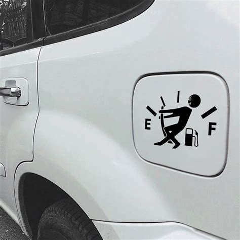 Buy Funny Car Stickers High Consumption Decal Fuel Gage Empty Stickers ...