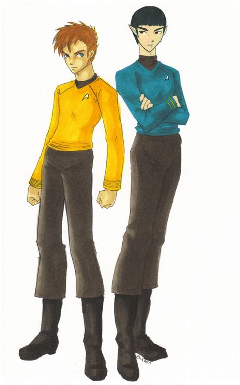 Kirk and Spock by Rhaenys on DeviantArt