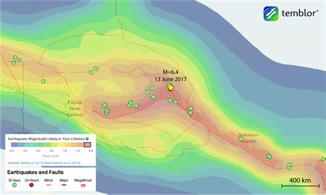 M=6.4 earthquake strikes off the coast of Papua New Guinea - Temblor.net