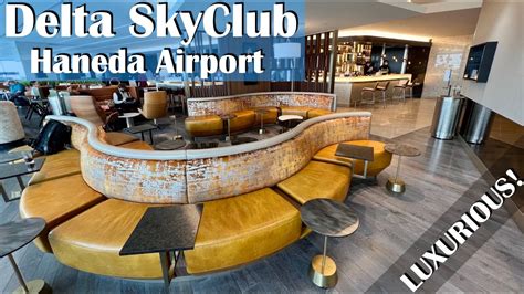 Lounge Review: Delta SkyClub Haneda Airport - Tokyo, Japan - YouTube