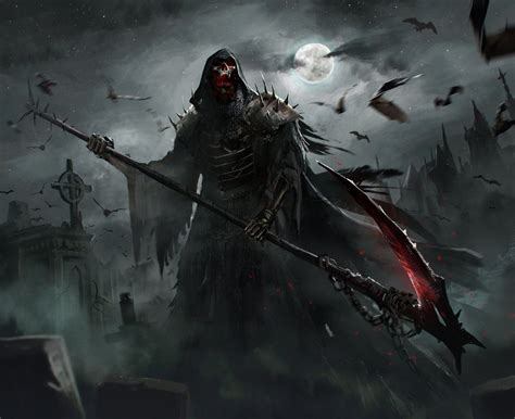 reaper speedpaint by GeorgeVostrikov | Grim reaper art, Dark creatures, Dark fantasy art