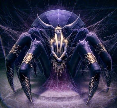 Spider queen, Dark fantasy art, Fantasy monster