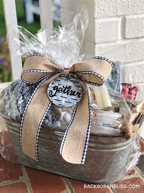 How to Make a Gift Basket in 7 Easy Steps - Back Porch Bliss