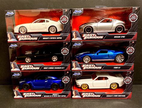 Collectible Lot 6 FAST & FURIOUS Jada Toy's Die-Cast Car | Etsy