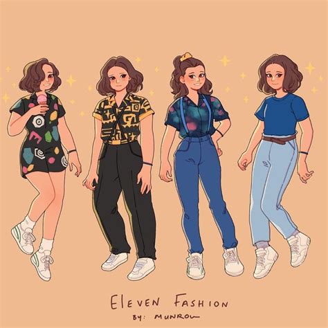 🌼 I loved Eleven’s outfits on season 3 of Stranger Things . Which one if your favorite? I’m ...