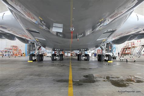 Photo Tour of an Airbus A380 at Lufthansa Technik in Frankfurt ...