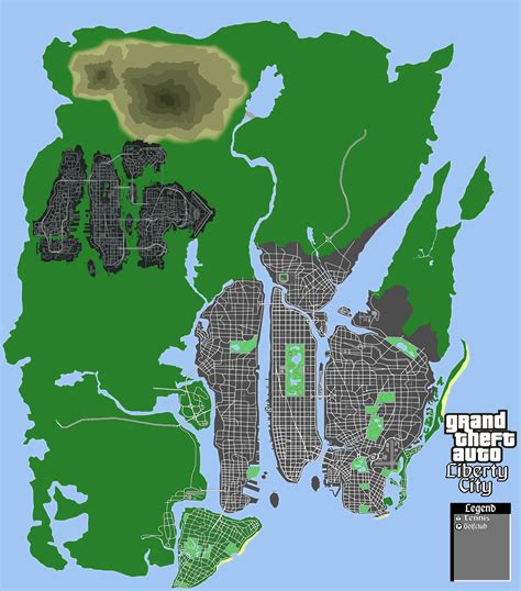 Grand Theft Auto Iv Liberty City Map