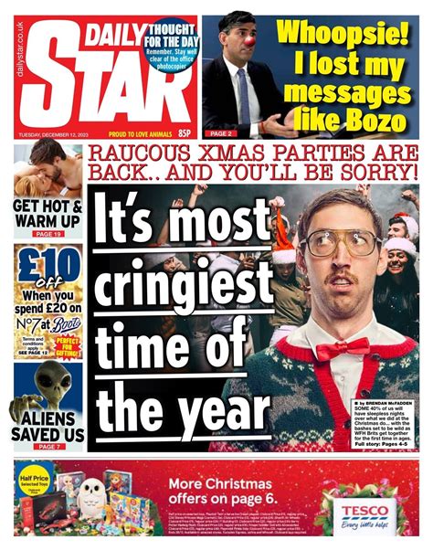 Daily Star Front Page 12th of December 2023 - Tomorrow's Papers Today!