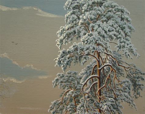 Winter Painting Winter Forest Winter Landscape Winter - Etsy