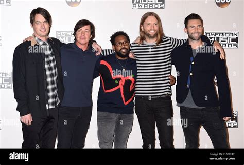 Maroon 5 in the press room during The 44th Annual American Music Awards ...