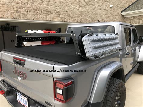 GLADIATOR MAX 10" High Aluminum Tonneau Compatible Bed Rack, Fits 2019 ...