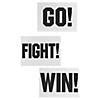 Go Fight Win Cheer Signs | Oriental Trading