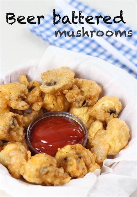 Beer Battered Mushrooms deep fried at home | Deep fried recipes, Battered mushrooms, Beer batter